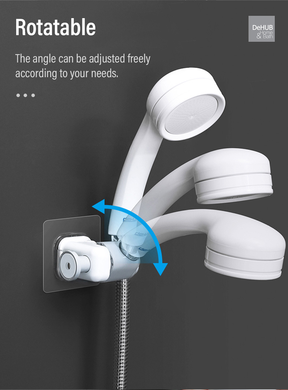 KOREA DeHUB Vacuum Pad Shower Head Holder-4